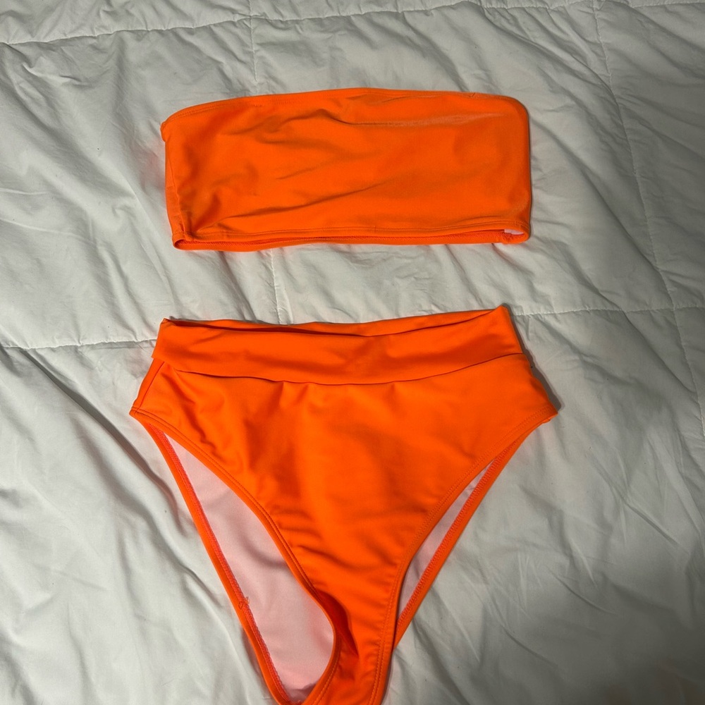 Bold Orange Bikini Set